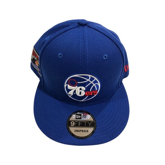 New Era Philadelphia 76ers Sixers Snapback Hat Blue - Picture 2 of 6